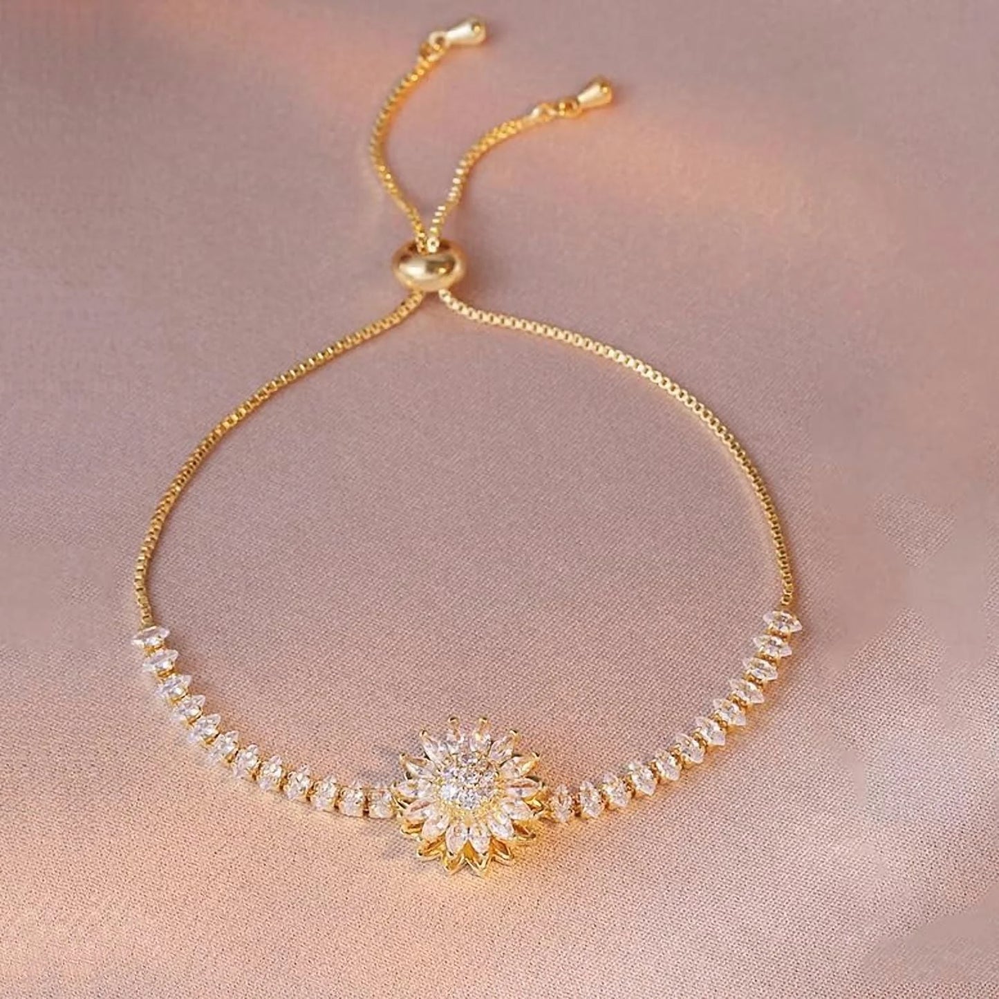 Spinning Sunflower Anti-Anxiety Bracelet