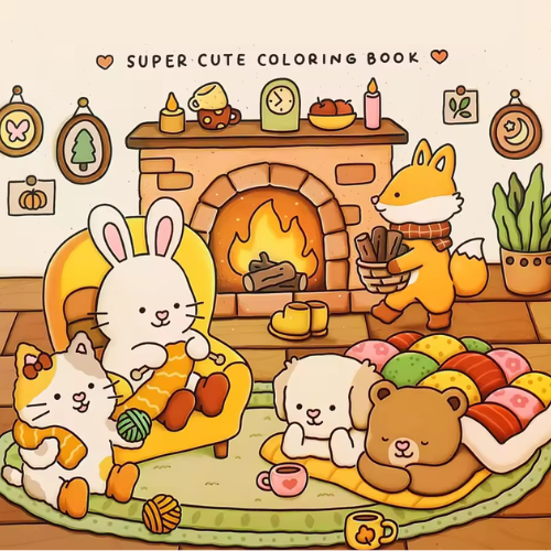 Vistarex Cozy Coloring Book