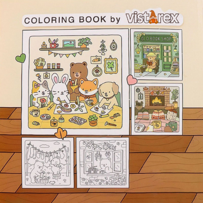 Vistarex Cozy Coloring Book