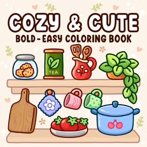 Vistarex Cozy Coloring Book