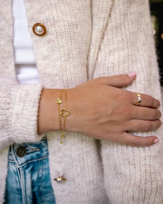 Matching Heart Bracelets