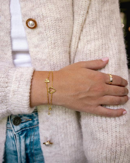 Matching Heart Bracelets