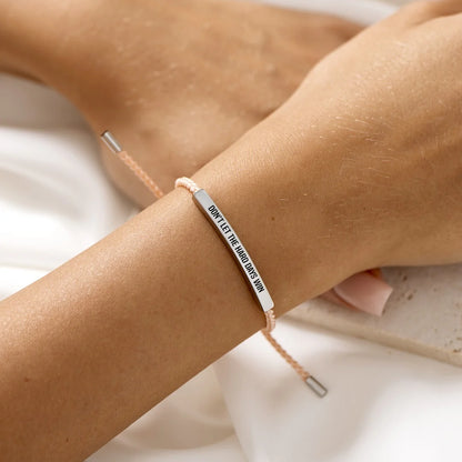 Don't Let The Hard Days Win Inspire Bracelet