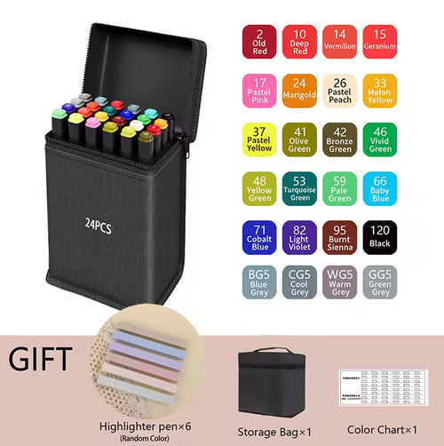 Signature Color Markers (Free Gifts)