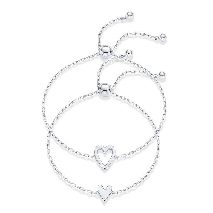 Matching Heart Bracelets