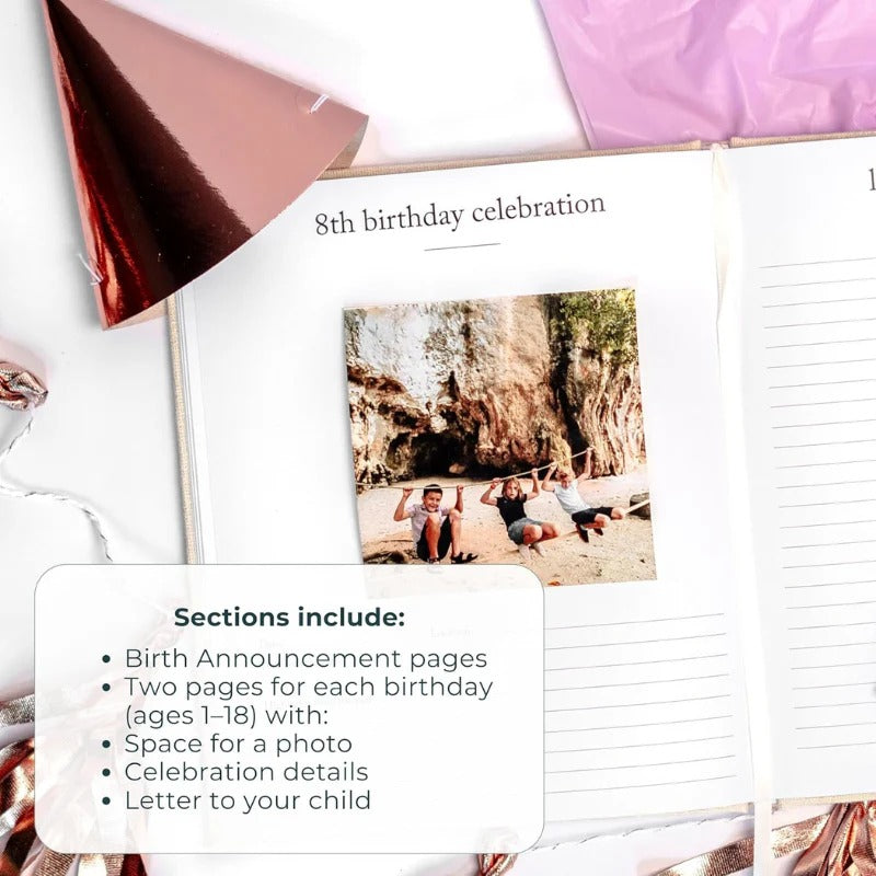 The Birthday Book™ - Baby Memory Journal